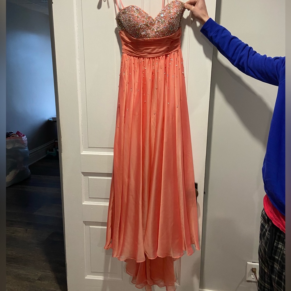 Mori Lee prom dress- worn once - Picture 2 of 7